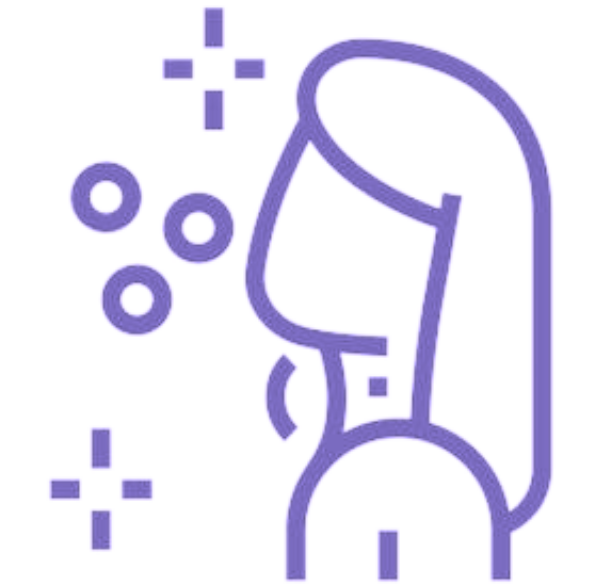 Icon of a person talking