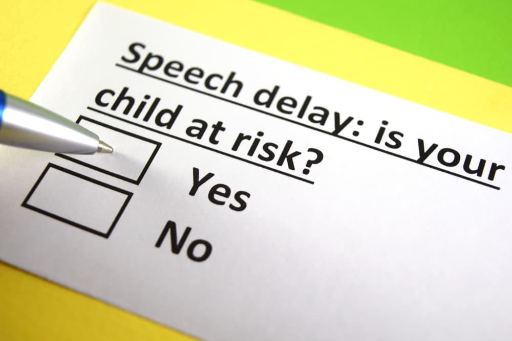 hearing loss and speech delay in children 