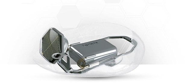 light driven hearing aid lens