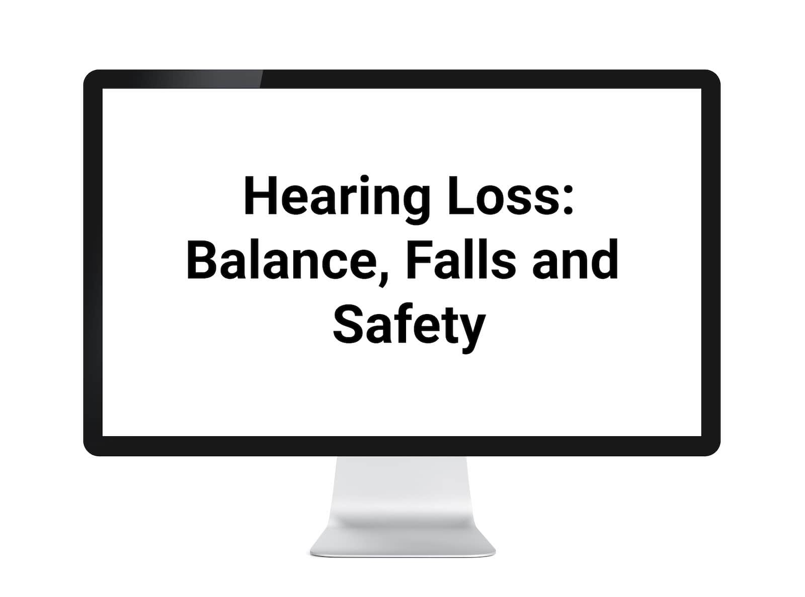 hearing loss and balance and falls